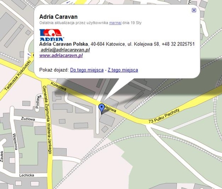 Kontakt i mapka dojazdu